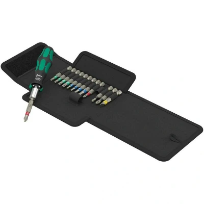 Afbeelding van Wera Kraftform Kompakt 838 RA S Set 1 05051060001 Bitset 14 delig Kruiskop Phillips, Pozidriv, Torx, Inbus, Plat Incl. bithouder en schroevendraaier