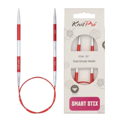 Afbeelding van KnitPro SmartStix rondbreinaalden 40cm 4.50mm.
