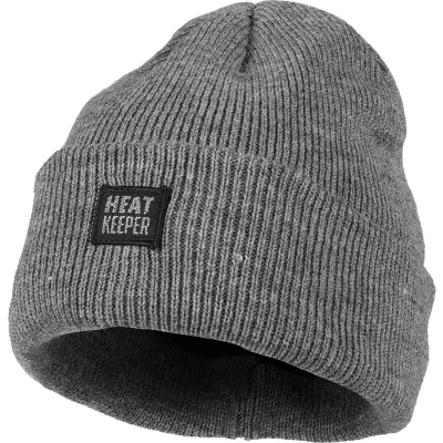 Afbeelding van Heatkeeper Thermo muts heren One Size Grijs 4 Stuks Warme mutsen
