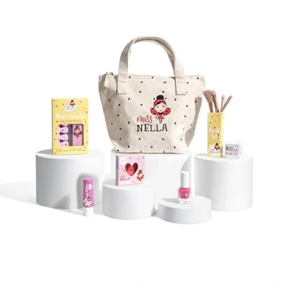 Afbeelding van Miss Nella Speciale editie make up en nagellakset voor kleine meisjes (Girly Girl, 6 stuks)