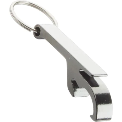 Afbeelding van sleutelhanger Bieropener Zilver