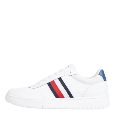 Afbeelding van Tommy Hilfiger Basket CORE LITE Sneakers laag, Heren, Maat: 40, White Leer en textiel
