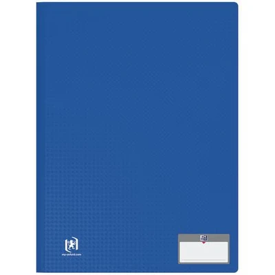 Afbeelding van OXFORD Memphis Documentenmap, A4, 20 pagina&#039;s / 10 hoezen, polypropyleen, blauw, stuks