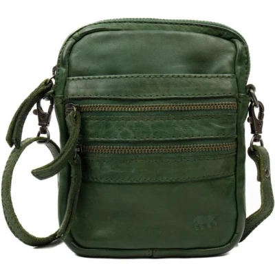 Afbeelding van Bear Design Vikas Leren Crossbodytas / Schoudertas Groen