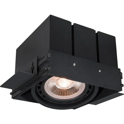 Afbeelding van Lucide TRIMLESS Inbouwspot 1xGU10 (ES111) Zwart