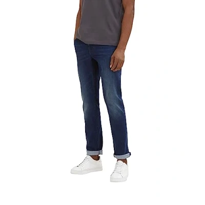 Afbeelding van TOM TAILOR Josh Regular Slim Jeans heren 1035650,10120 Used Dark Stone Blue Denim,38W / 30L