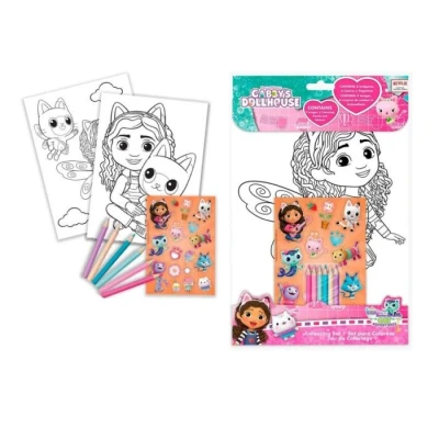 Afbeelding van Gabby&#039;s Dollhouse Kleurset met stickers 8435507876834