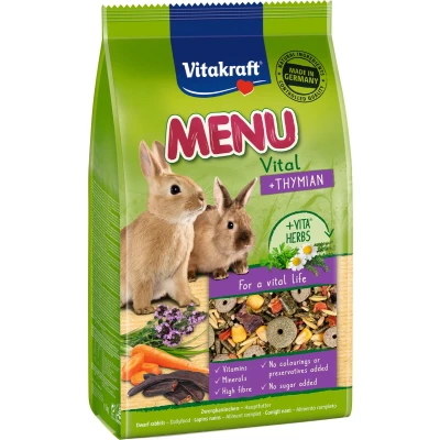 Afbeelding van Vitakraft Menu Vital Thymian Konijnenvoeding 1kg