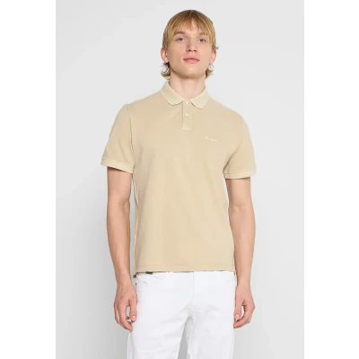 Afbeelding van Pepe Jeans NEW Oliver Poloshirt, Heren, Maat: XL, Base beige
