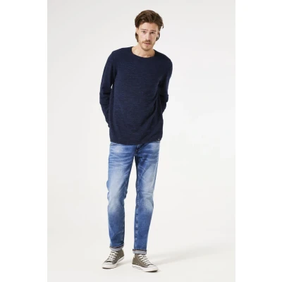 Afbeelding van GARCIA Russo Heren Tapered Fit Jeans Blauw Maat W30 X L30