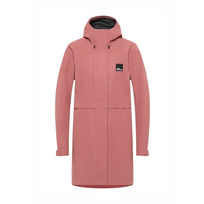 Afbeelding van Jack Wolfskin Terraview Parka, Dames, Maat: Small, Mineral red