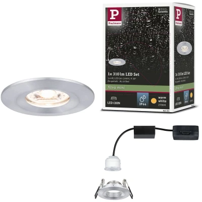 Afbeelding van Paulmann 94304 EBL Nova mini Coin LED inbouwlamp 4 W Aluminium