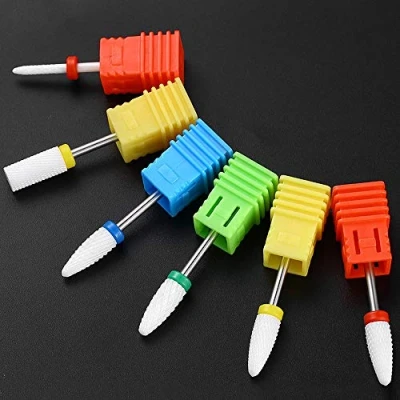 Afbeelding van ASNOMY Keramische frees, 2,35 mm, professionele nagelpolijstmachine voor acrylnagels, manicure, boor en nagelvijl