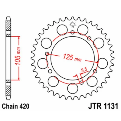 Afbeelding van Rek JT JTR1131,48