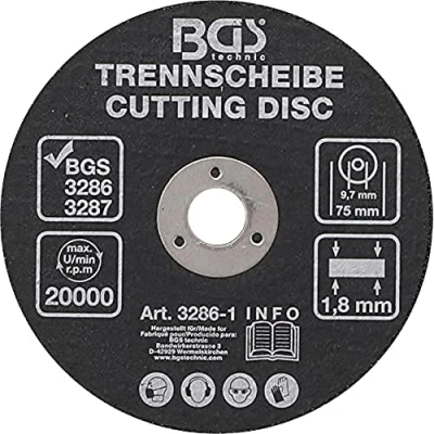 Afbeelding van BGS 3286 1 Doorslijpschijf Ø 75 x 1,8 9,7 mm