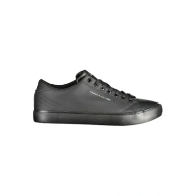 Afbeelding van Tommy Hilfiger Heren TH HI Vulc CORE laag leer (FM0FM05041) Top Sneaker, zwart (zwart), 8 UK, Zwart, 42 EU