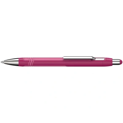 Afbeelding van Balpen Schneider Epsilon XB huls braamrood, blauwschrijvend