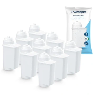 Afbeelding van Wessper Waterfilterpatroon 9 Stuks TZ700D3, 467873, 575491, Brita Intenza Filter voor Koffiemachines Compatibel met Siemens EQ 6,9, TI305206RW, Bosch TCZ7003 TCZ 7003 TCZ7033