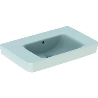 Afbeelding van Geberit renova plan wastafel zonder kraangat met overloop 75x48x18 5cm wit kera tect 501696008 501 696 00 8