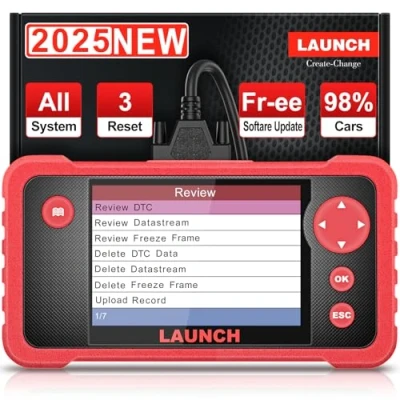 Afbeelding van 2024 LAUNCH CRP123 V2.0 PLUS Alle Systeem OBDI/OBDII Scanner Diagnostic Tool, Motor/ABS/SRS/EES/Dashboard/TPMS/AT Etc Code Reader voor Auto&#039;s, Uitgebreide Voertuigdekking, Gratis
