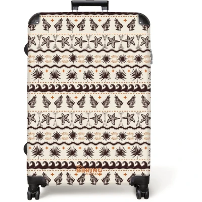 Afbeelding van NoBoringSuitcases.com® Koffer groot Reiskoffer lichtgewicht Strand en zee print Rolkoffer met 4 wielen Grote trolley XL 98 liter bagage