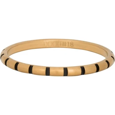 Afbeelding van Stripes iXXXi Vulring 2 mm 18 / Matt gold fill in black