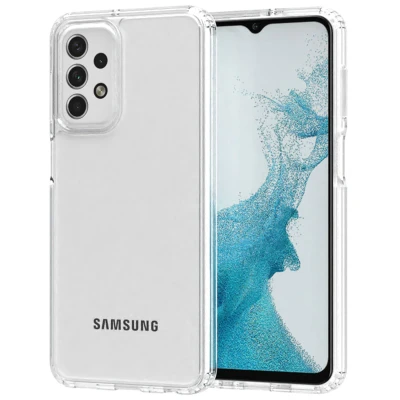 Afbeelding van Samsung Galaxy A23 (5G) Hoesje Kunststof Accezz Hardcase/Backcover Transparant Telefoonhoesje Shockproof/Valbescherming