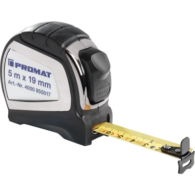 Afbeelding van Promat rolbandmaat rubber 19 mm 5 m