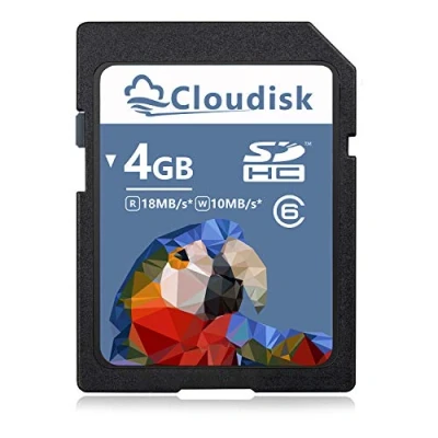 Afbeelding van Cloudisk SD kaart 4GB SDHC Klasse 6 Flash Memory Card 4 GB Digitale Camerakaarten