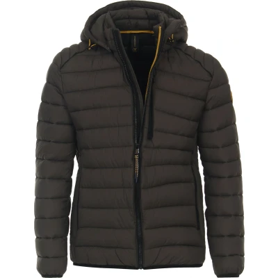 Afbeelding van Casa Moda Jas Donkergroen maat 5XL Heren Tussenjas met Regular fit Pasvorm Suitable Herenkleding