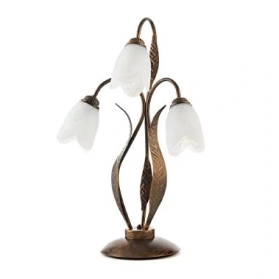 Afbeelding van ONLI Gesmede tafellamp 48 x 61 cm Bianco