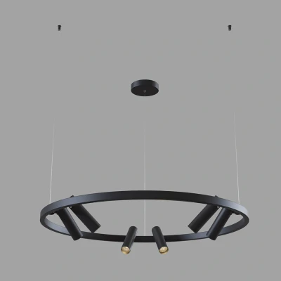 Afbeelding van Maytoni Satellite LED hanglamp 3.300 K zwart
