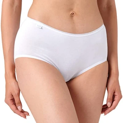Afbeelding van Sloggi dames 24/7 midi heup slip Natural katoen 42 Wit