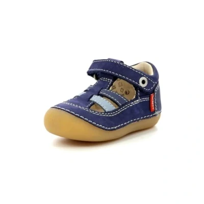 Afbeelding van Kickers SUSHY Loopschoenen voor jongens, Blauw Tricolore 53, 23 EU