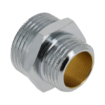 Afbeelding van Bonfix Verchroomde Verloopnippel 3/4&quot;x1/2&quot;