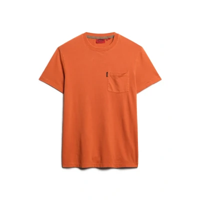 Afbeelding van Superdry Essential Washed Pocket Tshirt basic, Heren, Maat: Large, autumn glaze brown