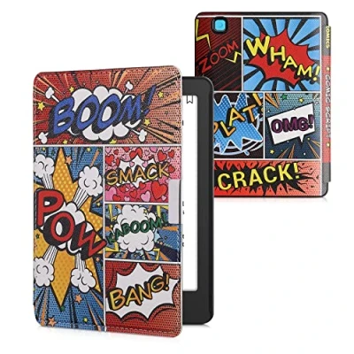 Afbeelding van kwmobile e reader hoesje compatibel met Kobo Aura Edition 2 Magneetsluiting Ereader case Stripboek in meerkleurig