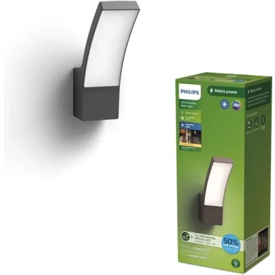 Afbeelding van Philips Splay 8720169263796 LED buitenlamp (wand) 3.8 W Antraciet