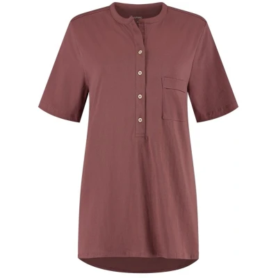 Afbeelding van Yumeko pyjama t shirt dames jersey evening roze s