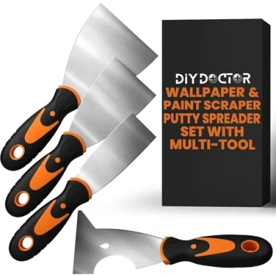 Afbeelding van DIY Doctor Behangverfschraper set van 4 stuks