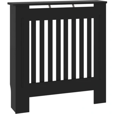 Afbeelding van Radiatorombouw 78 cm MDF zwart