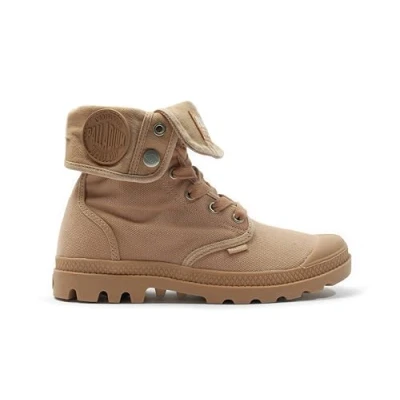 Afbeelding van Palladium Baggy Veterboots, Dames, Maat: 40, Chai tan Katoen