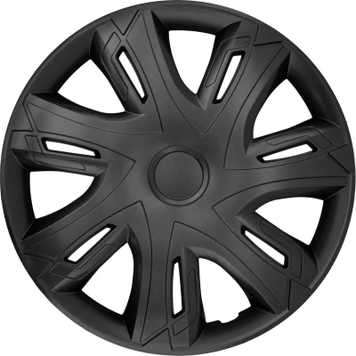 Afbeelding van NRM N Power Wieldoppen voor stalen velgen, set van 4 stuks, geschikt de meeste merken en ABS kunststof, zwart, mat, 40 cm