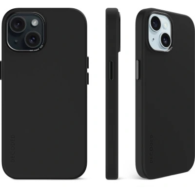 Afbeelding van Decoded Anti Microbial Silicone Backcover iPhone 15 Graphine