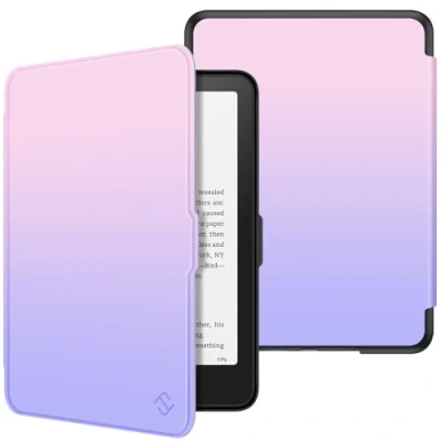 Afbeelding van Fintie Hoes voor 7 inch Kindle Paperwhite (12e generatie) 2024 en Colorsoft Signature Edition (1e generatie), Lichte beschermhoes met Auto Sleep/Wake, Fantasy Ombre