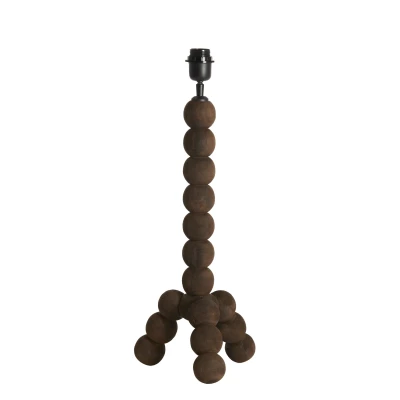 Afbeelding van Light &amp; Living Lampvoet VEGLIO Ø20x50cm Bruin