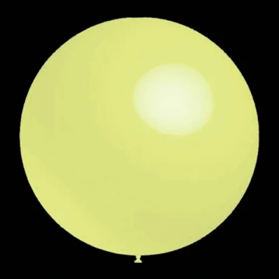 Afbeelding van Gele ballonnen Pastel rond 30cm