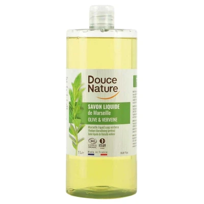Afbeelding van Douce Nature Zeep Marseille Vloeibaar Ijzerkruid/verbena Bio 1000ml