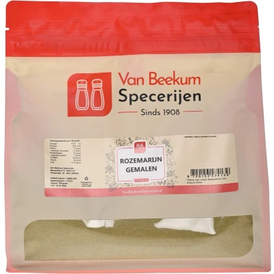Afbeelding van Van Beekum Specerijen Rozemarijn Gemalen 700 gram (hersluitbare stazak)