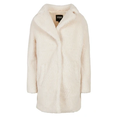Afbeelding van Urban Classics Curvy Winterjas, Dames, Maat: XS, Whitesand